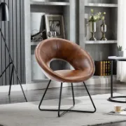 Kiara Chair+ Leather Chair + liqana