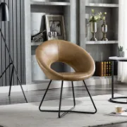 Kiara Chair+ Leather Chair + liqana