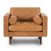 Luxor Armchair + Leather + liqana