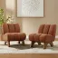 Sherpa Chair + Armless Lounge Chair + liqana