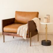 Auric Chair + Luxury Leather Chair + liqana