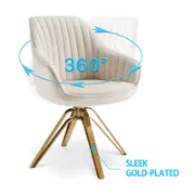 Verno Chair + Elegant Swivel Chair + liqana