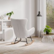 Lamora Chair + Shearling Upholstered Chair + liqana