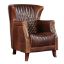 Darius Chair + Leather Wingback Chair + liqana