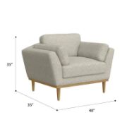 Livia Chair + Modern Chenille Chair + liqana