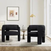 Trio Chair + Modern Accent Chair + liqana