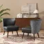 Vinera Chairs Set + Wingback Accent Chairs + liqana