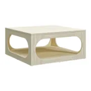 Riva Table + Wooden Coffee Table + liqana