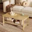 Sol Table + Wooden Coffee Table + liqana