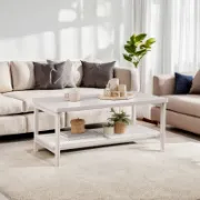 Sol Table + Wooden Coffee Table + liqana