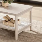 Sol Table + Wooden Coffee Table + liqana