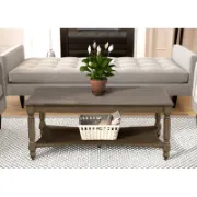 Nera Table + Wooden Coffee Table + liqana