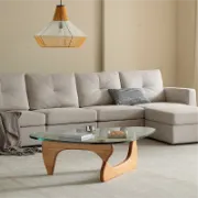 Privo Table + triangular coffee table + liqana