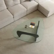 Privo Table + triangular coffee table + liqana