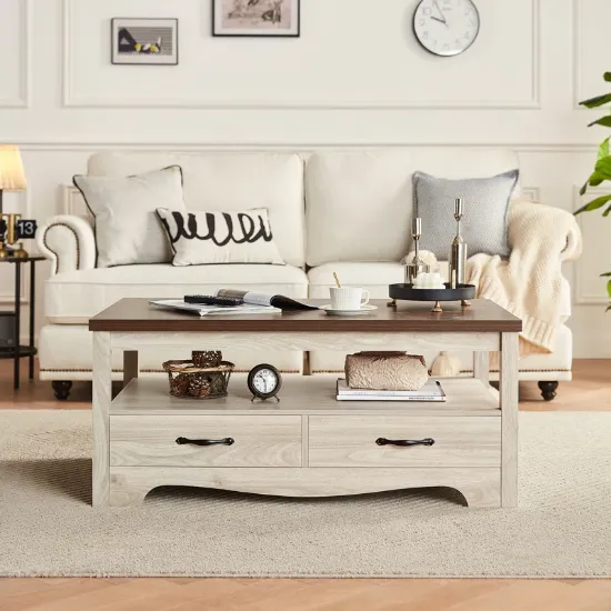 Marin Table + Coffee Table + liqana