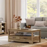 Marin Table + Coffee Table + liqana