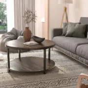 Pearla Table + Modern Coffee Table + liqana