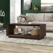 Blyth Table + Wooden Coffee Table + liqana