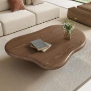 Clouda Table + Wooden Modern Coffee Table + liqana