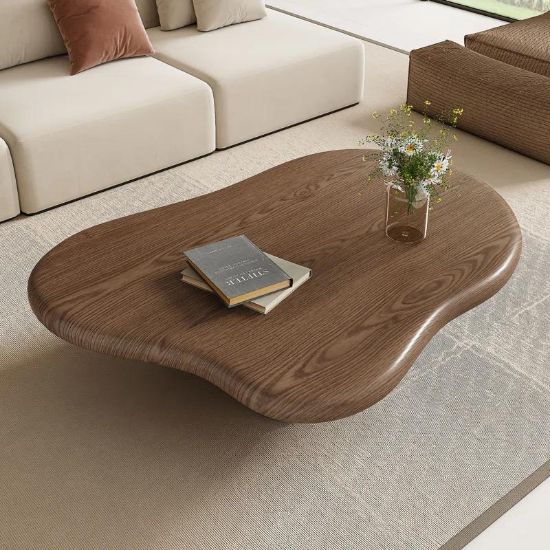 Clouda Table + Wooden Modern Coffee Table + liqana