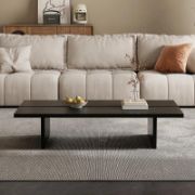 Najd Table + Rectangular Wooden Coffee Table + liqana