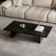Najd Table + Rectangular Wooden Coffee Table + liqana