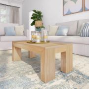 Pinora Table + Solid Wood Coffee Table + liqana  Title: