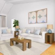 Pinora Table + Solid Wood Coffee Table + liqana  Title: