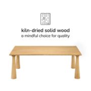 Carvona Table + Wooden Coffee Table + liqana