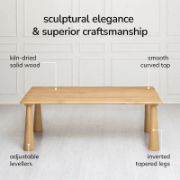 Carvona Table + Wooden Coffee Table + liqana