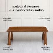 Carvona Table + Wooden Coffee Table + liqana