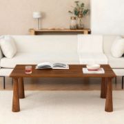 Carvona Table + Wooden Coffee Table + liqana
