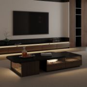 Omika Table + Coffee Table + liqana