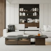 Omika Table + Coffee Table + liqana