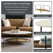 Arvia Table + Coffee Table + liqana