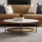 Arvia Table + Coffee Table + liqana