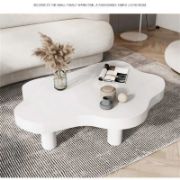 Soft Curve Table + Coffee Table + liqana