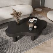 Soft Curve Table + Coffee Table + liqana