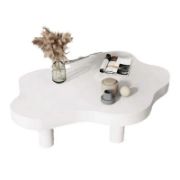 Soft Curve Table + Coffee Table + liqana