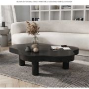 Soft Curve Table + Coffee Table + liqana