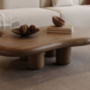 Lorina Table + Tubular Wood Table + liqana