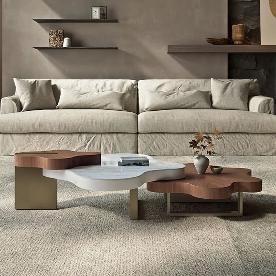 Kadin Set + Interlocking Coffee Tables + liqana