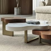 Kadin Set + Interlocking Coffee Tables + liqana