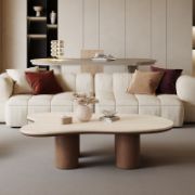 Ghaim Table + Cloud Coffee Table + liqana