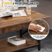 Viora Table + Coffee Table + liqana