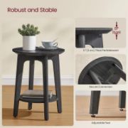 Dalal Table + modern farmhouse wooden side table + liqana