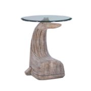 Hoota Table + Whale Side Table + liqana