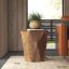 Hexa Table + wooden side table + liqana