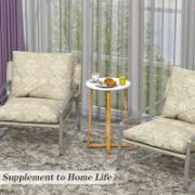 Noura Table + modern side table + liqana