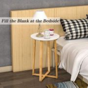 Noura Table + modern side table + liqana